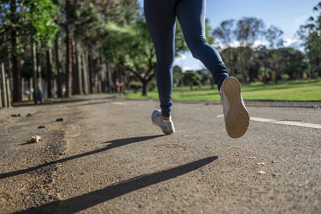 running sur une route