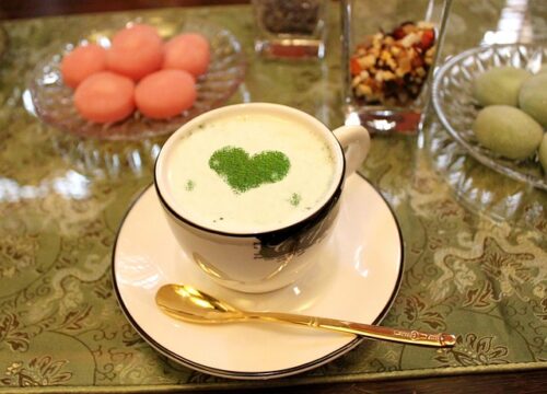matcha plus un gateau